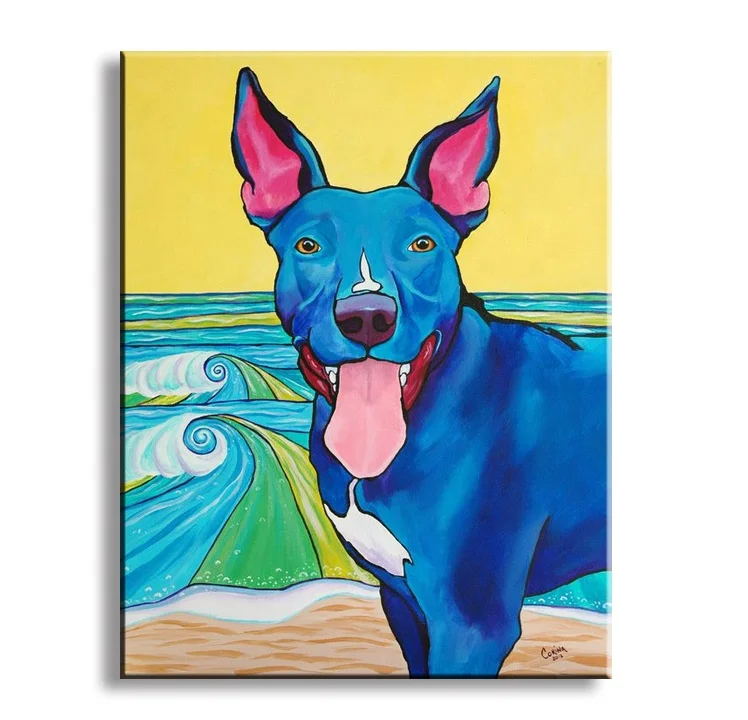 Other paintings can be customized picture wall art hand-painted animal portrait oil painting decorative painting