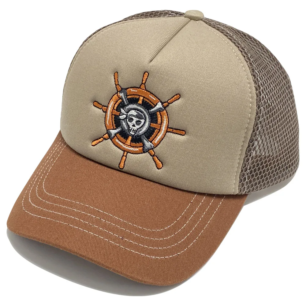 High Quality Wholesale Classic Custom Design Your Own 3D Embroidery Logo Printing 5 Panel Gorras Mesh Men Trucker Caps Hats