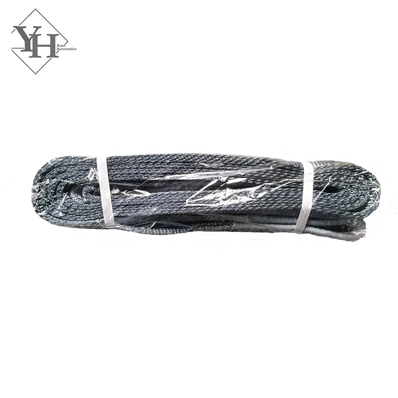 
durable hight quality flat webbing sling gray color 120mm polyester lifting sling 4 Ton webbing sling 