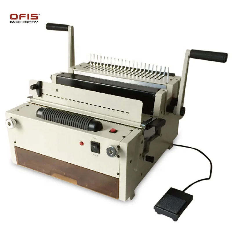 6988 4in1 multifunction electric book binding and hole punch machine Coil binder +double wire binder 3:1 +2:1+ comb binder