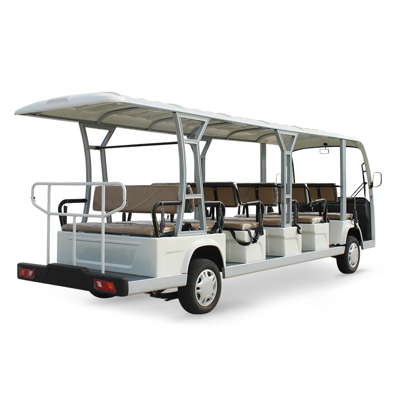 Бестселлер Электрический челнок 17 пассажирский экскурсионный автобус с мощной конфигурации 8.5kw моторный накопитель переменного тока