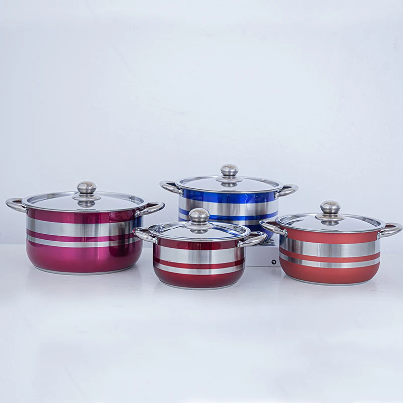 Happycooking granite cookware set marble factory wholesale electronic cooking pot stone pot for cooking saucepan sets non stick