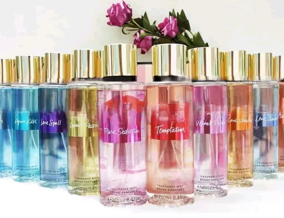 Wholesale High Quality 250ml Perfume Body Mist With Bottom Sticker For Women