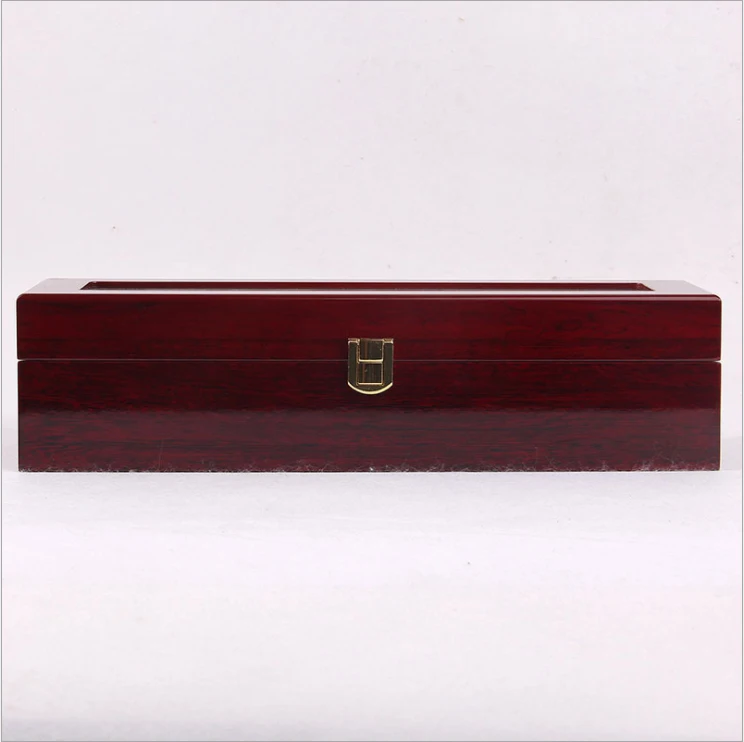
High grade wood watch box display box storage packing 6 grids red wooden case 
