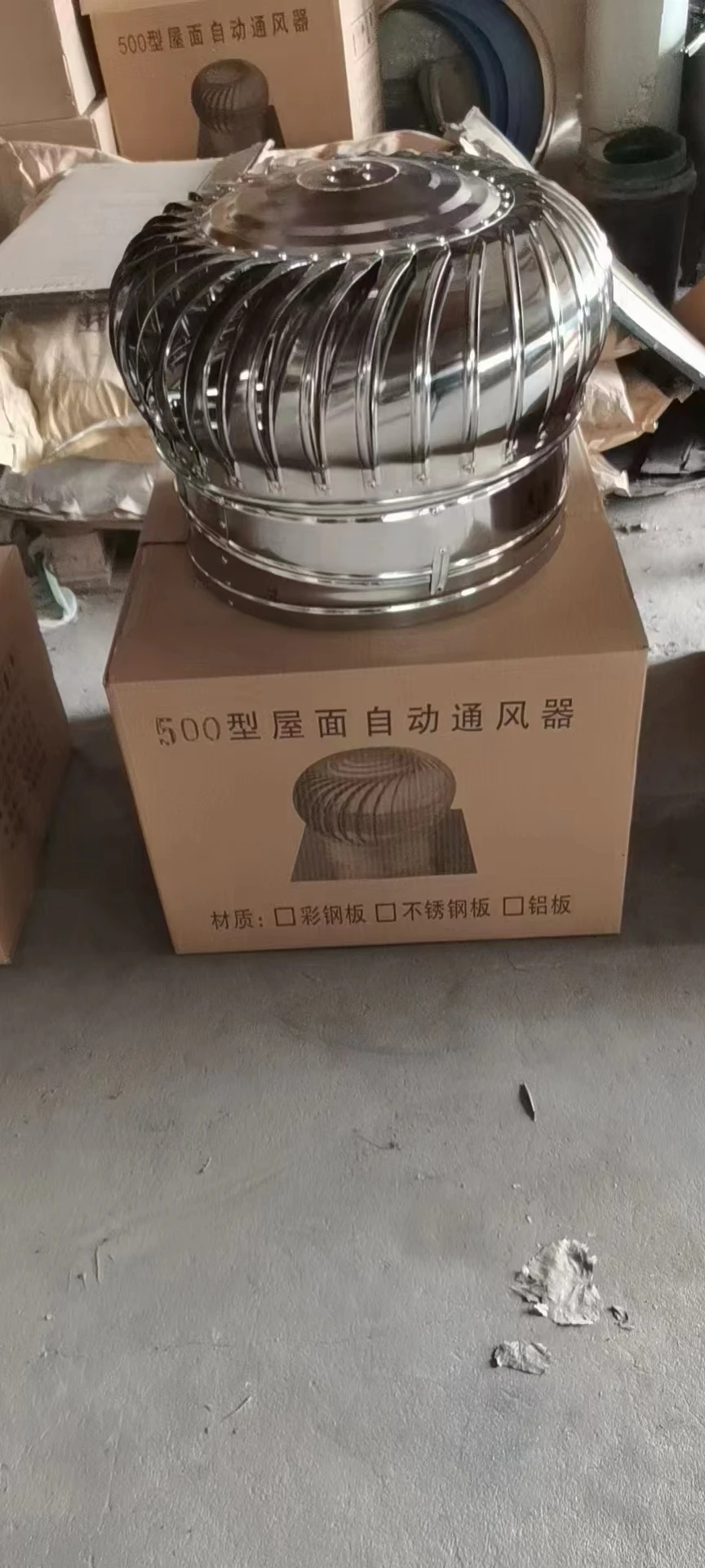 Energy Saving Roof Mounted Wind Driven Turbine Ventilator Roof Top Exhaust Fan For Warehouse Farm Factory