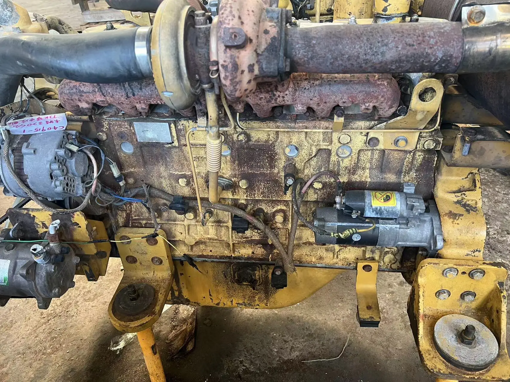 Б/у CAT 320C полный двигатель 7KJ для двигателя Caterpillar