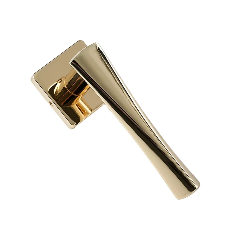 Most Popular Luxury Door Knobs Handle Zinc Alloy Lock Gold Color Door Handles With Keys Lock Hand