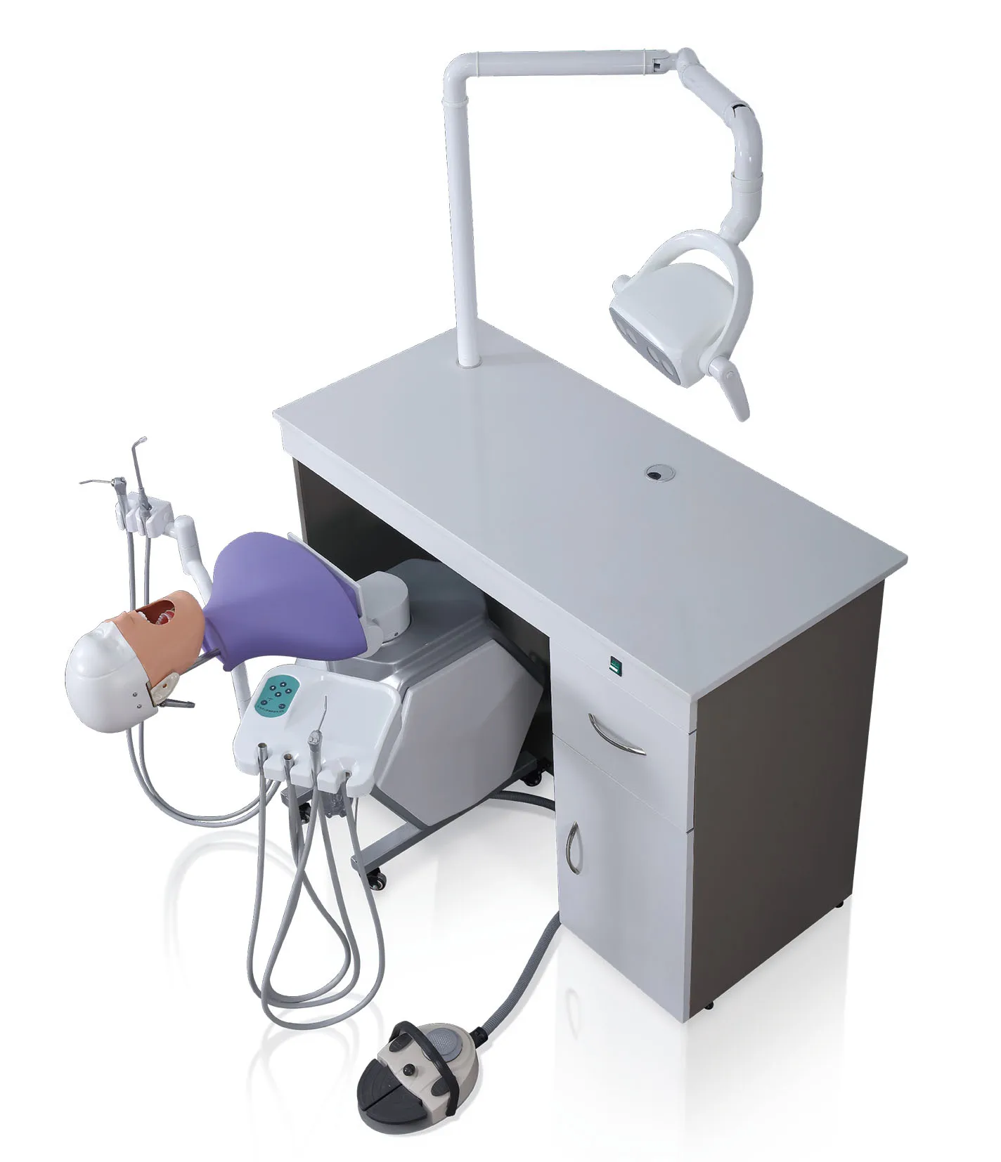 Стоматологический манекен phantom head Портативный симулятор Стоматологическая тренировочная установка