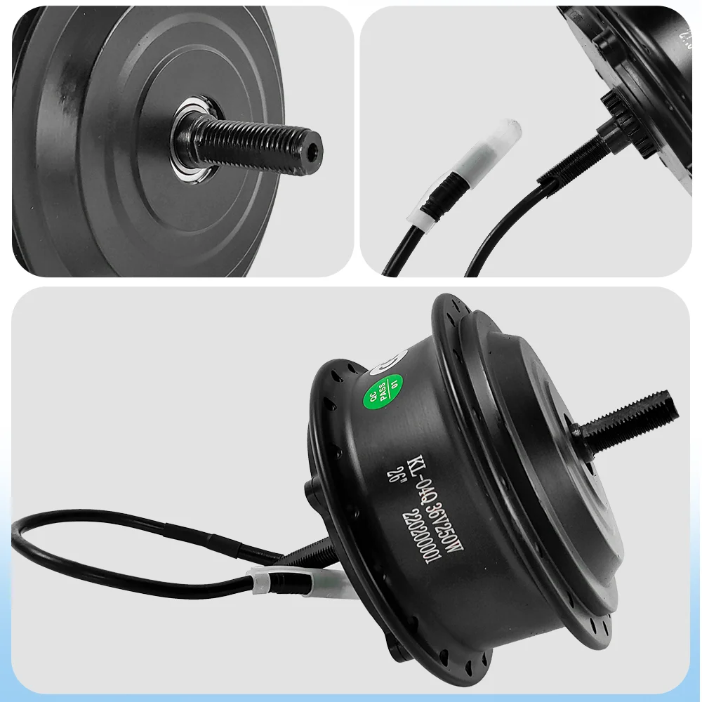 E-Bicycle high speed spoke wheel motor rear drive hub motor for scooter Snowmobile 350W