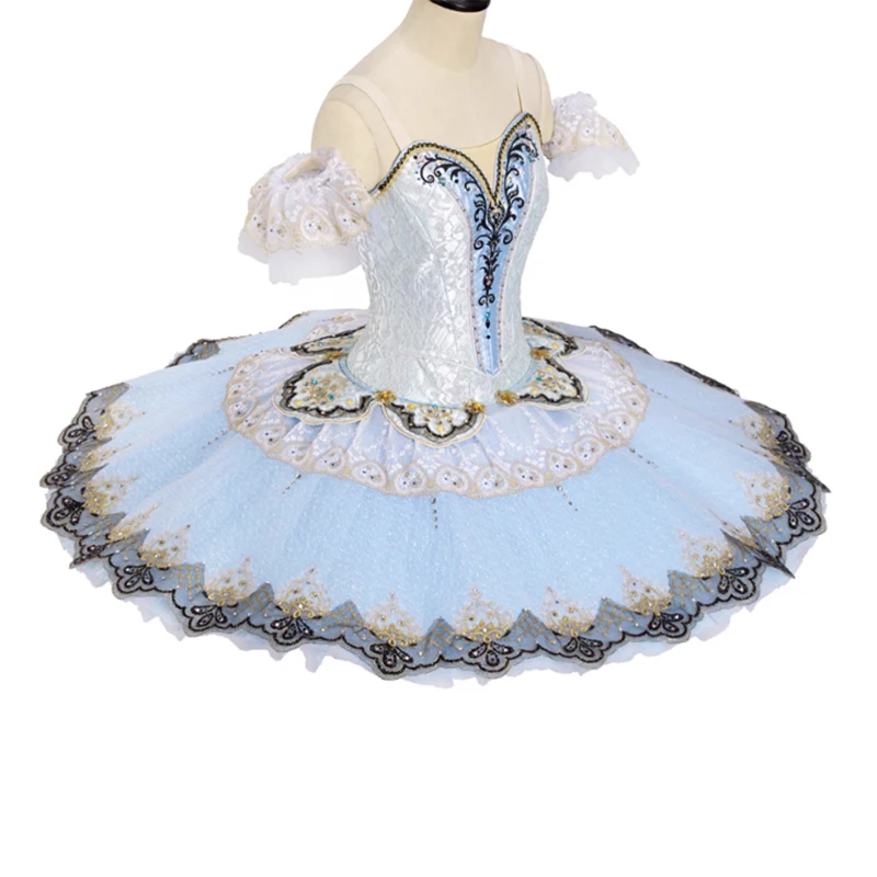 Factory Quality Custom Ballet Dancewear Blue Bird Ballet Tutu Costumes For Girls