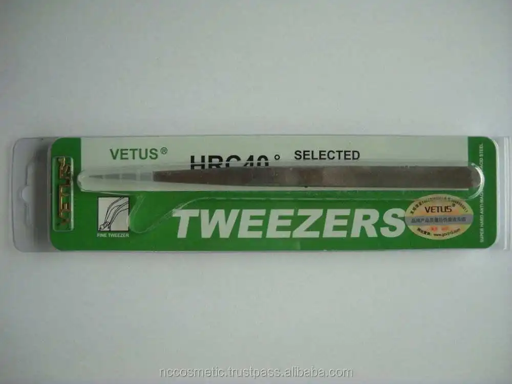 Hot selling Premium quality Very popular VETUS-ST11Blackhead Magnetic Custom Private Label Stainless Steel Tweezer