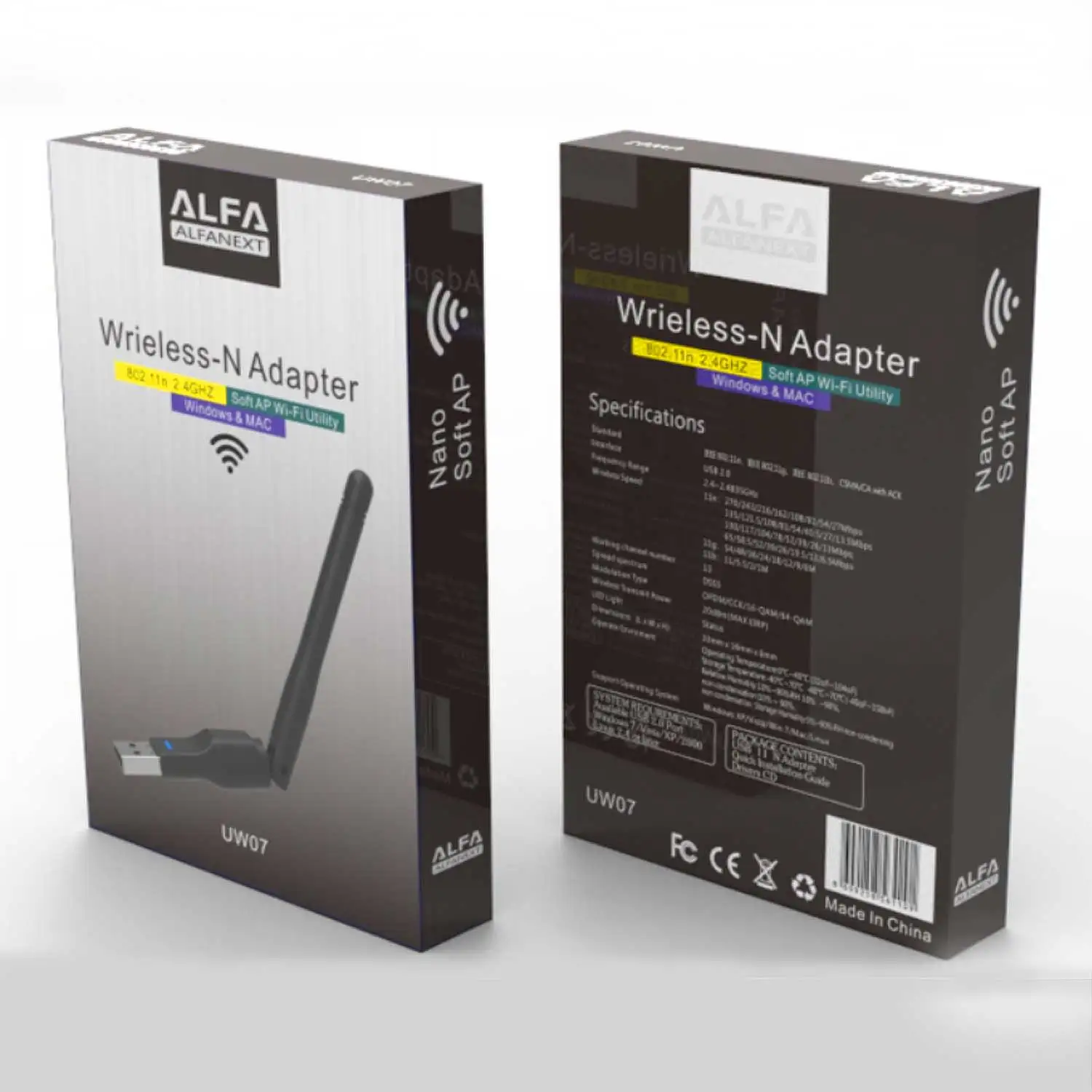 Custom Logo Wifi Dongle Rt5370 Receiver For Laptop/Desktop/Android Tv Box/Decoder Wireless Usb Adapter Stick 2.0 Universal Ante