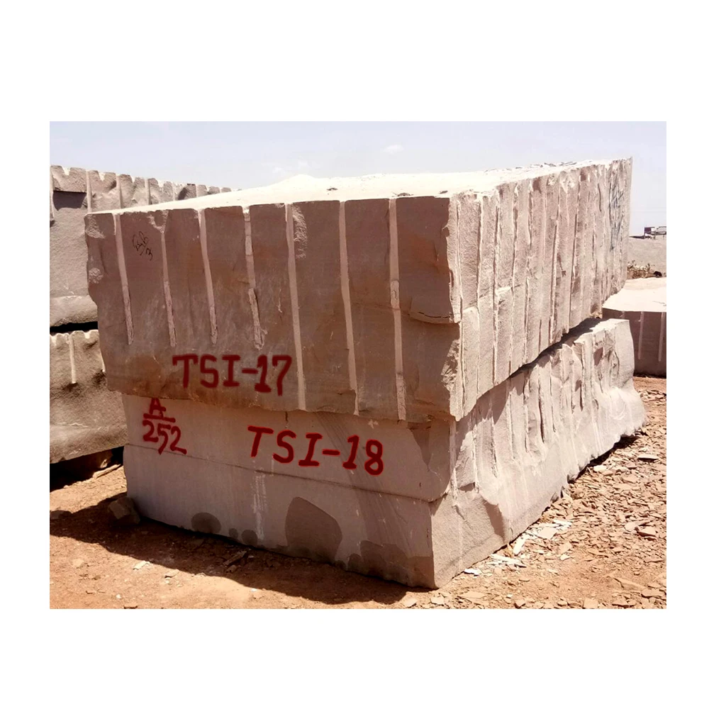 Raw Block Autumn Brown Sandstone All Indian Natural Stone Best Quality Stone