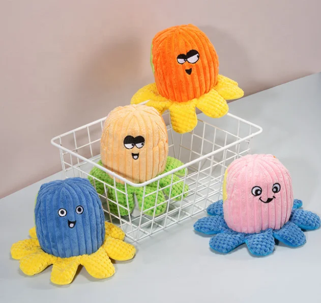 Factory New Design Crab Shape Pet Toothbrush Teeth Cleaning Molars Dog Chew Toy