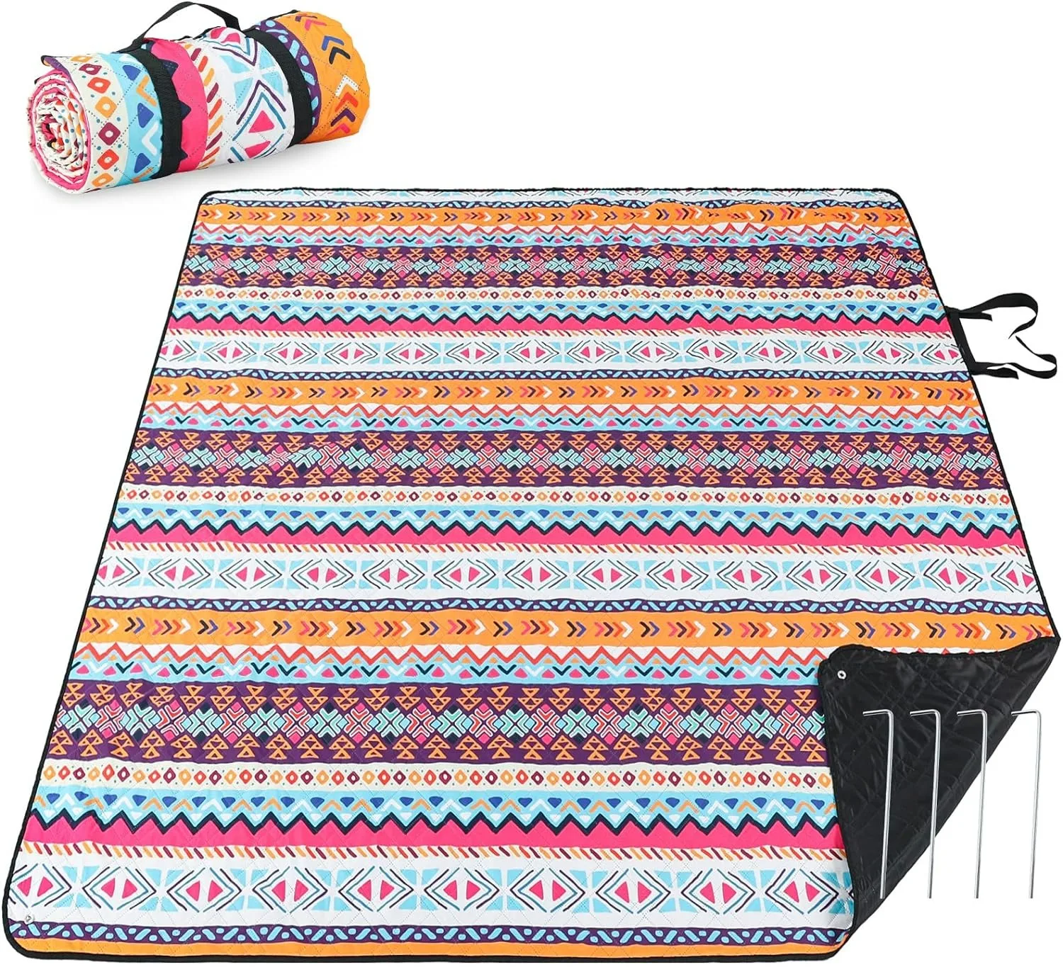 New Arrival Spring Summer Portable Outdoor Waterproof Oxford Fabric Picnic Mat Camping Excursion Goods-Dampproof Mattress Type