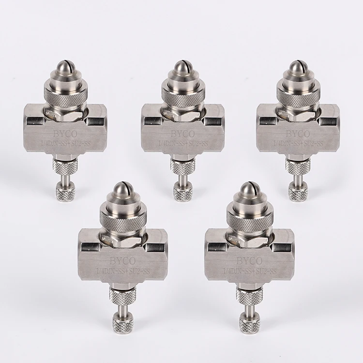 BYCO Pressure adjustable two fluid nozzle,air rotating nozzle,pneumatic air nozzle