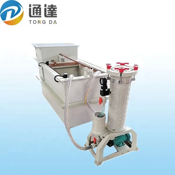 Mini plating machine copper electroplating machine with degreasing tank