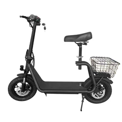 JINLIN 500w 48v 12 inch 2 Wheel Fast E Scooter Electric Bike electric scooter with seat for adults