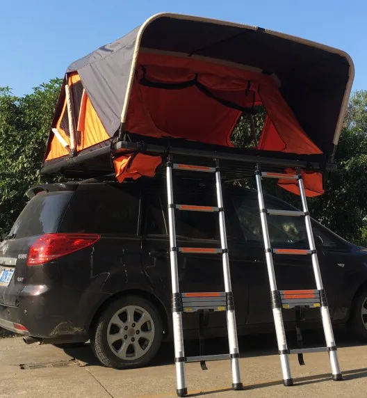  Лидер продаж Алюминиевая Складная ручная автомобильная палатка ENJOIN 4x4 на крыше с отверстиями для