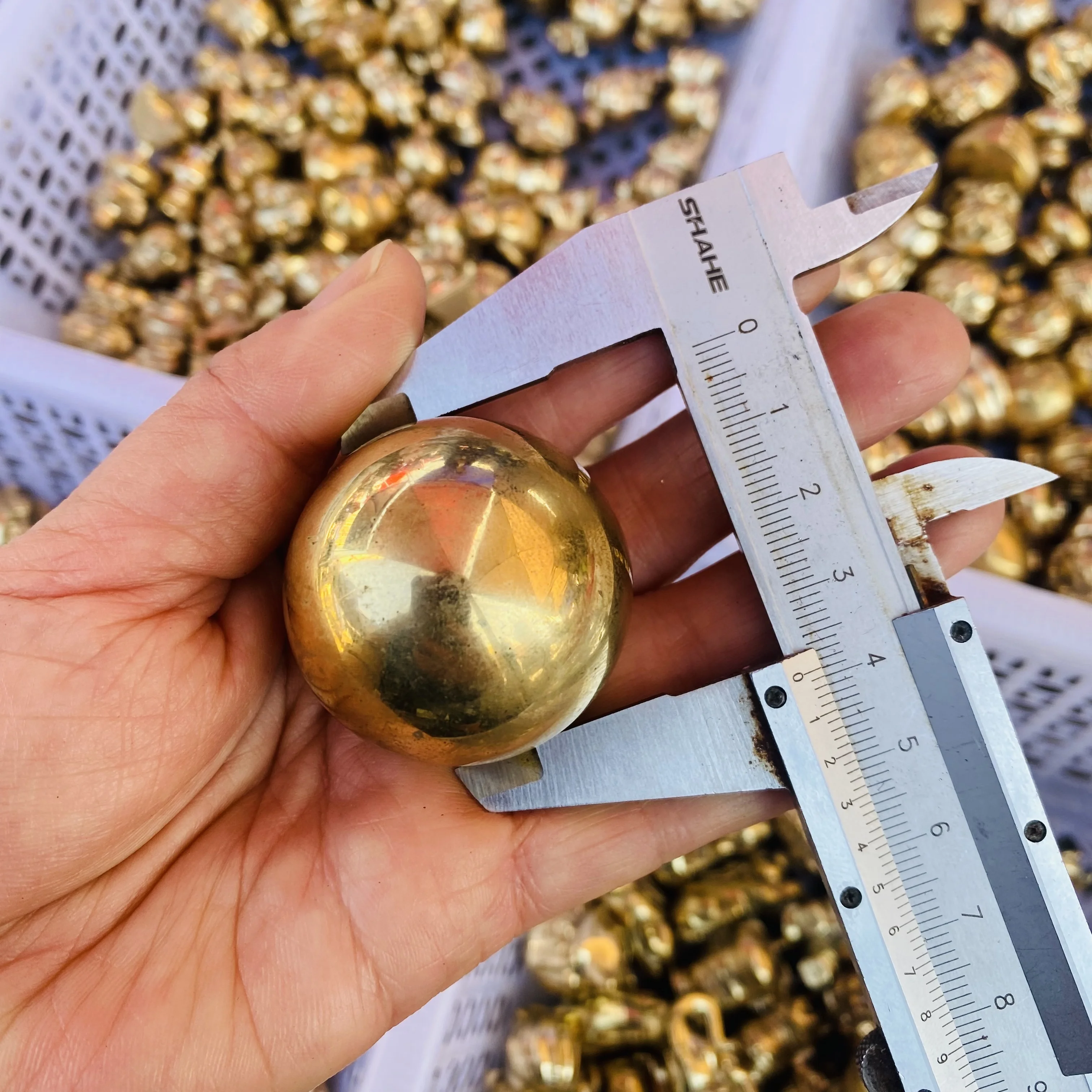Wholesale healing chalcopyrite sphere natural pyrite crystal ball for gift decoration