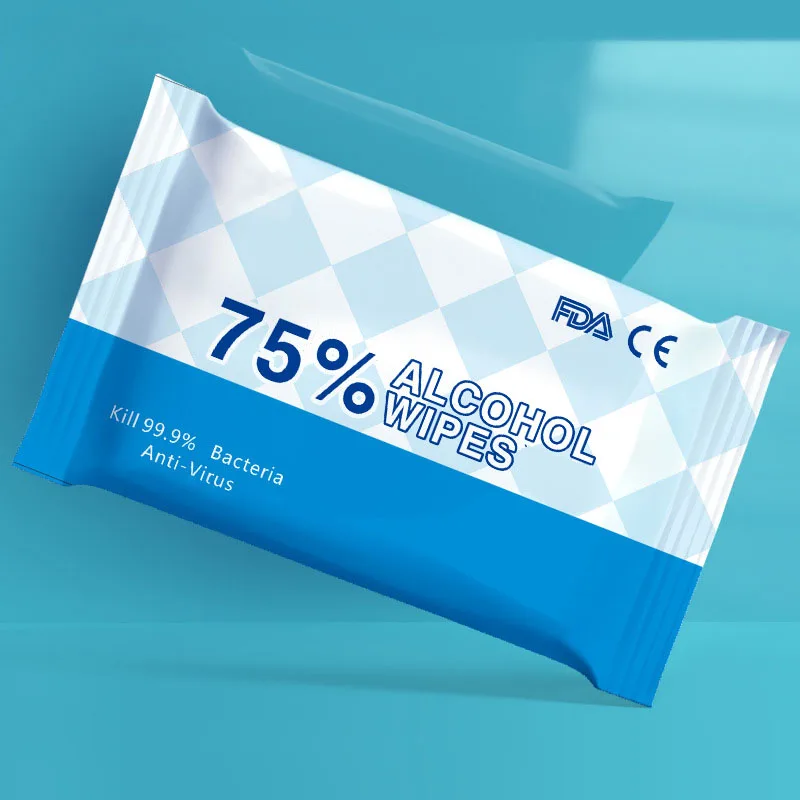 Alcohol wipes Comfort wet paper Easy-to-carry tissue high quality napkin Ultra Soft facial cleansing tissue