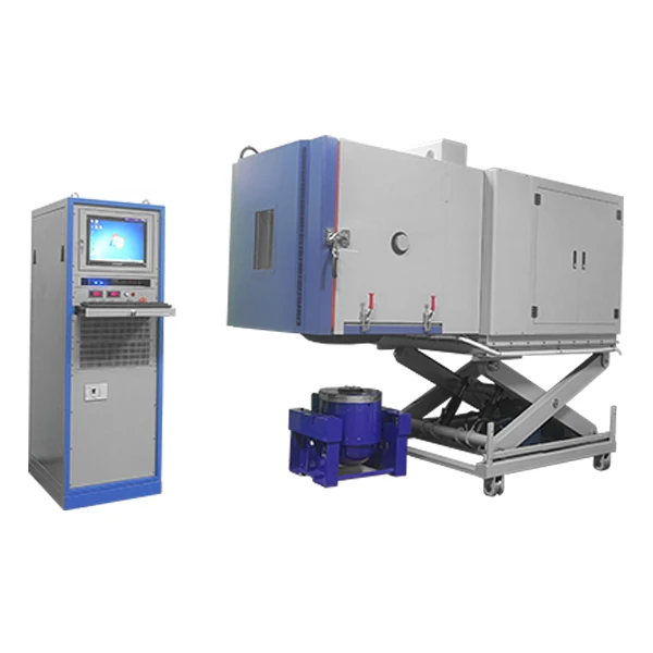 CE certification electronic programmable touch screen vibration combined with temperature test chamber