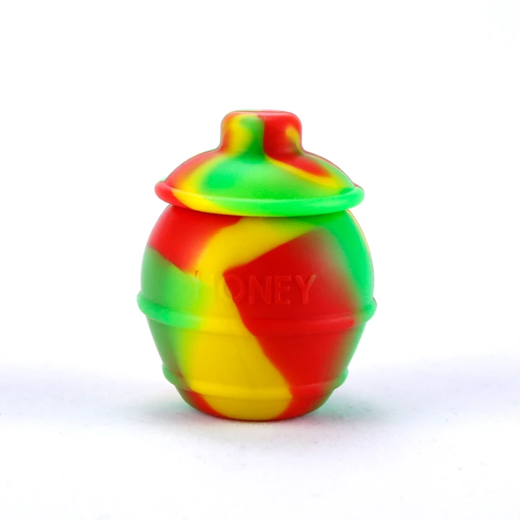 
silicone wax container storage tobacco weed herb bubbler smoking rolling papers blunt smoke concentrate jar 
