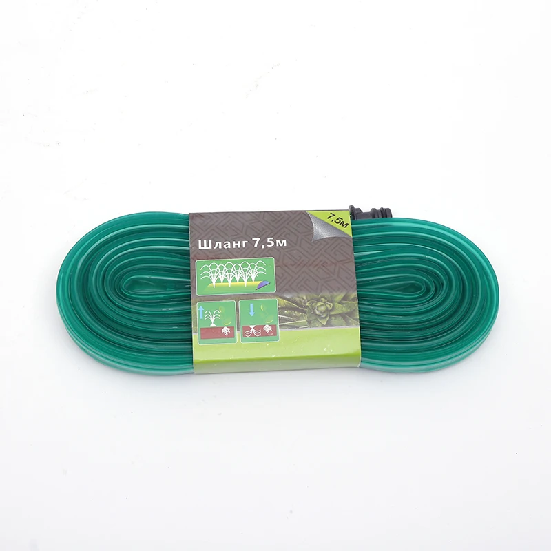 Hot selling green PVC soakaway pipe hose dripping water hose for farm and garden irrigation