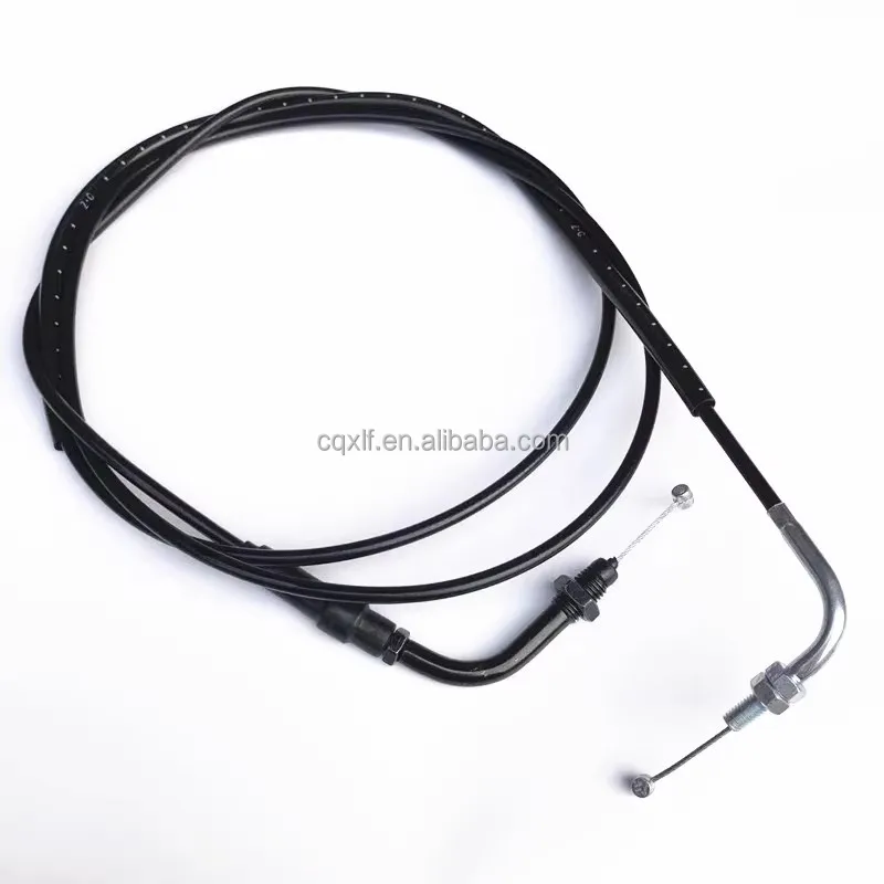 Direct sale motorcycle throttle line acceleration cable scooter GY6125 150cc wire tooth end EFI control cable