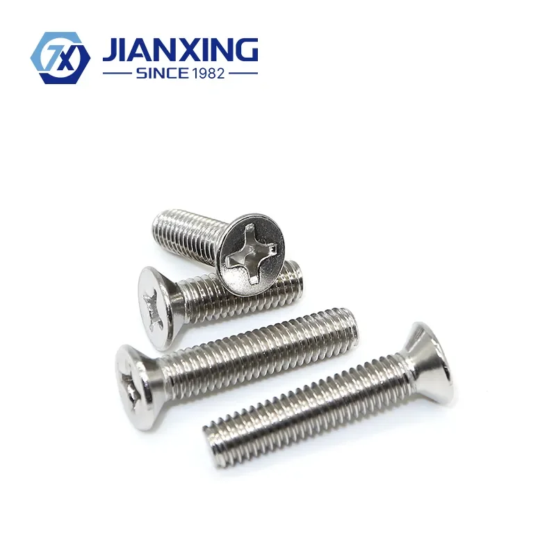 Stainless Steel Cross Screw Countersunk Head Cross Recessed Raised Countersunk Head Screws