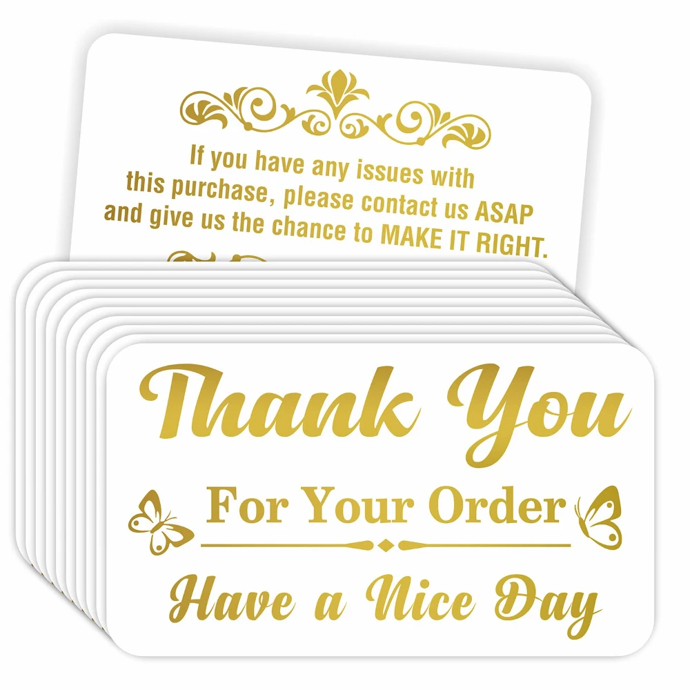 My Small Business Greeting Card Thank You For Your Order Cards Thank You For Shopping Cards