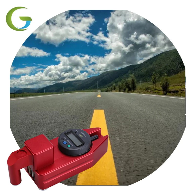 Digital Road Marking Thickness Measuring Gauge Road Marking Paint Coating Quality Test Instrument High Precision