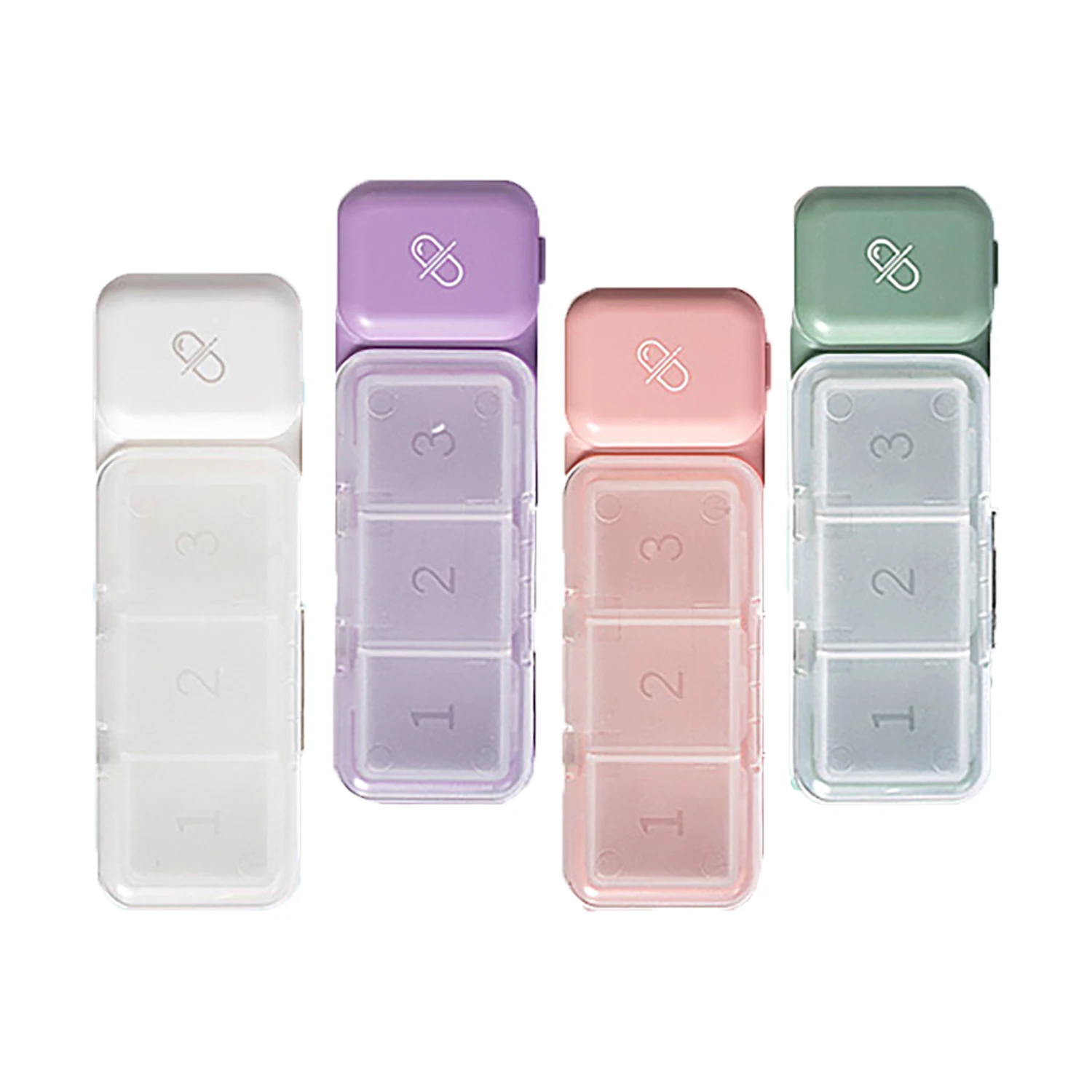 pill storage case Tablet separator with shrink blade protection - for cutting small or large pills in half pill organizer