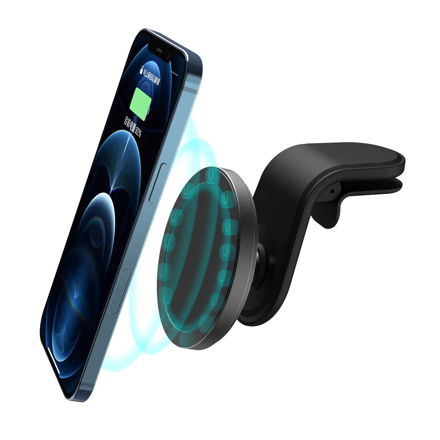 top products this month 10W magnetic car phone holder wireless charger use for car air outlet