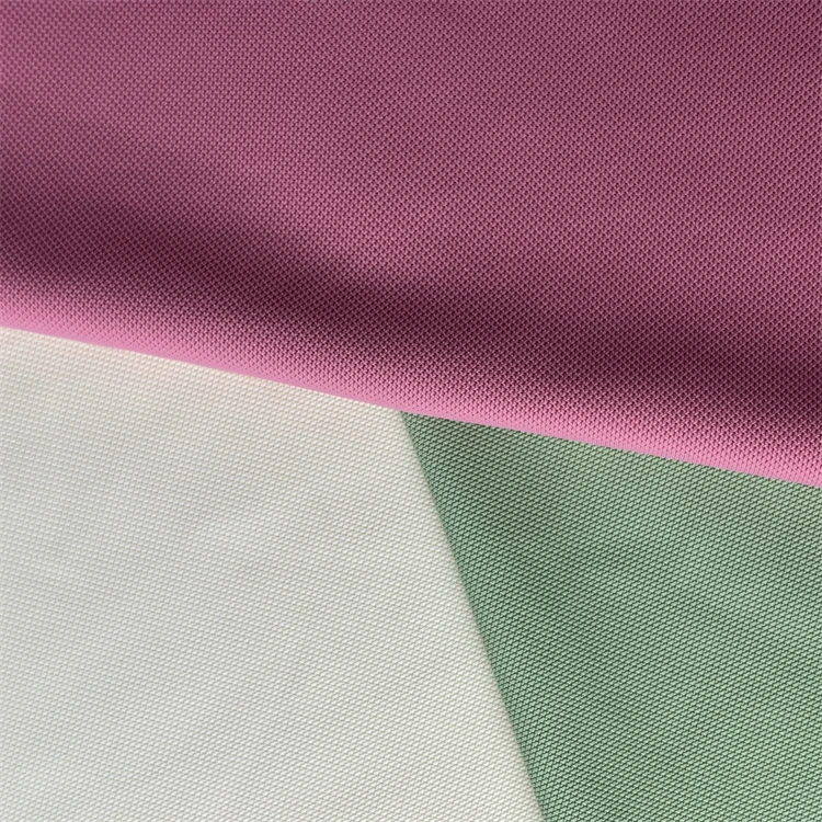 cool max 85 nylon 15 spandex  pique quick dry breathable knitted sports fabric for polo golf shirt gym