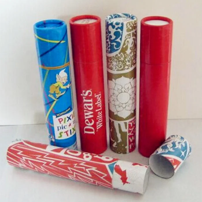 Custom Printed Paper White Cardboard Tube for Packing Personal Care Jars Cardboard Tubes with Lid