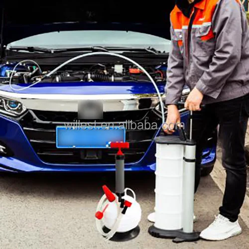 Ручной Сменный масляный коллектор для автомобильного двигателя 9 л пластиковый ручной экстрактор жидкости X3090MD вакуумный насос