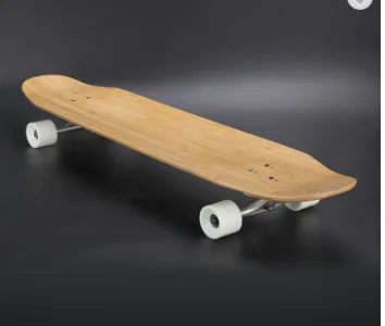OEM Customized Long Patch Board 4 wheel  bamboo fiber glass and carbon fiber longboard