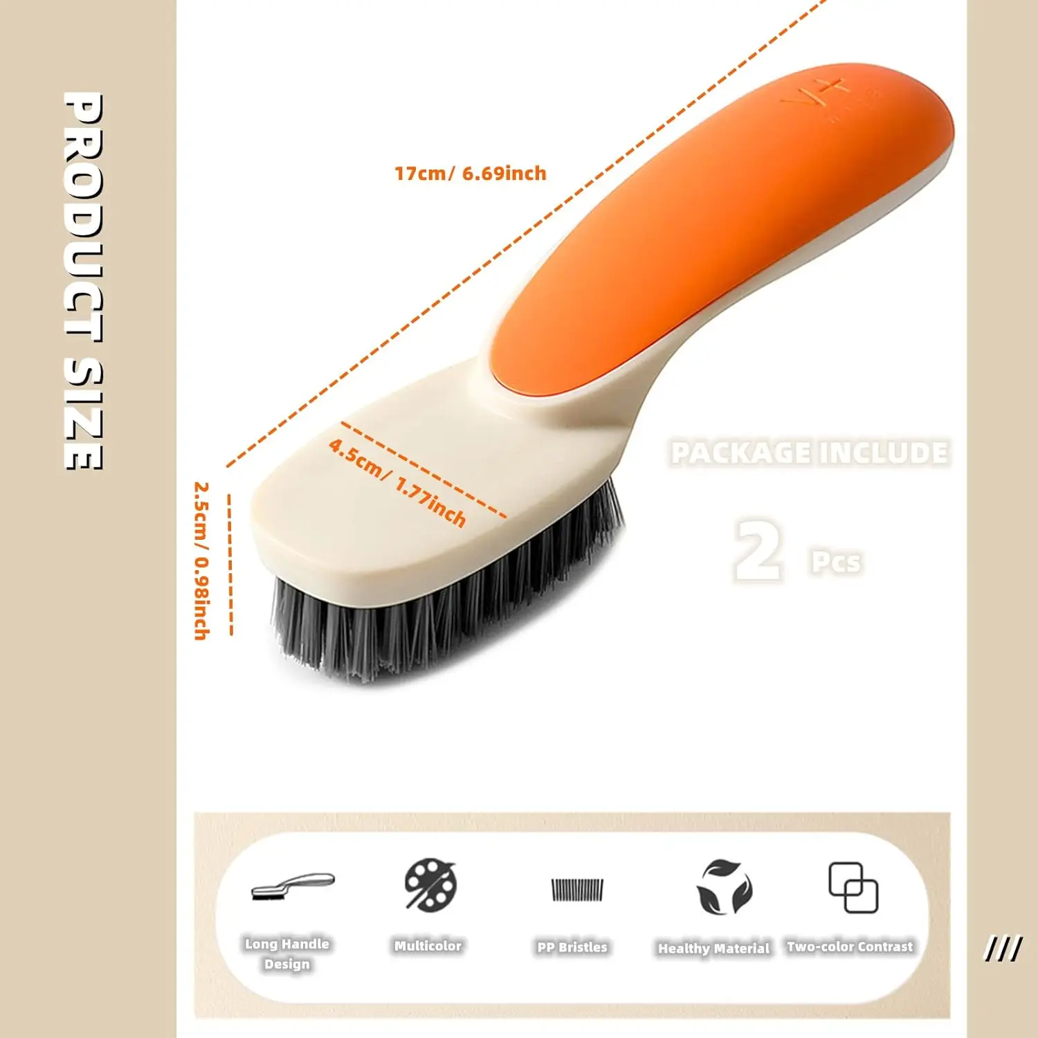 Высокоплотная щетина удобная пластиковая щетка для мытья