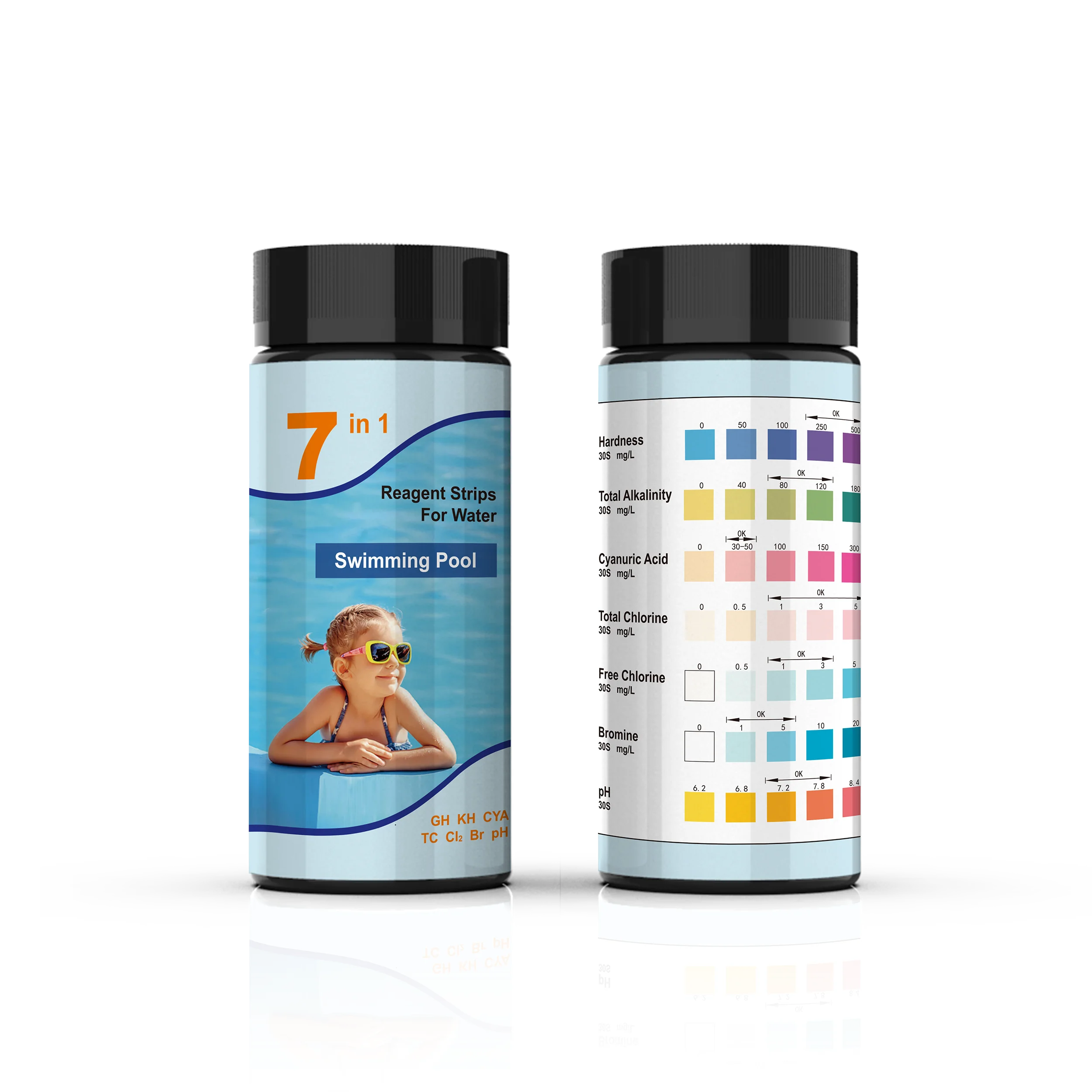 Merydi multiple Water Quality Testing Spa Test Kit  Swimming Pool Water Test Strips