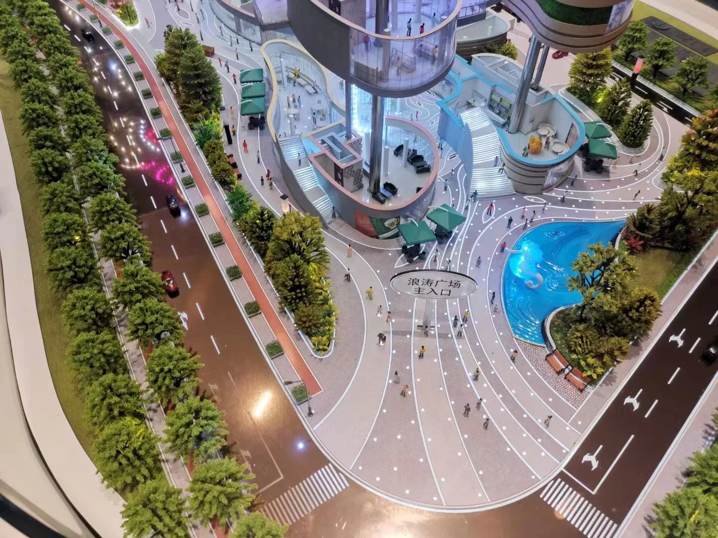 2021 new Architectural building model  scale models Dynamic Commercial Lifting Sand Table