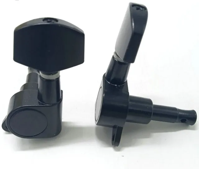 Popular supply of folk guitar full closed coil coil metal alloy 41 folk LP electric guitar big square head string button black