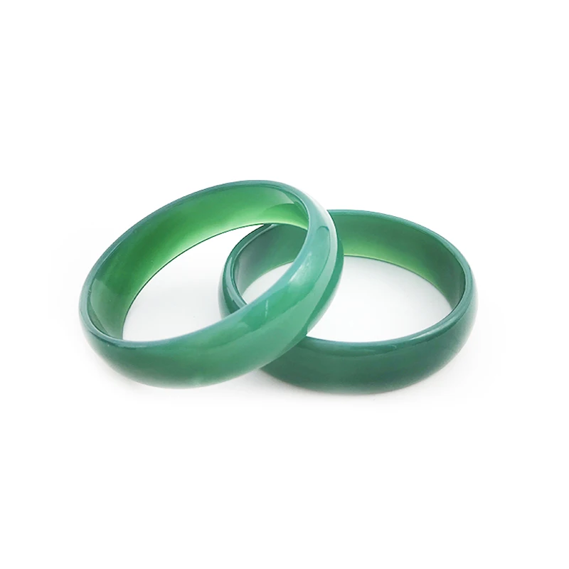 High quality hand carved Hot Sale Natural Jade Bangle Green Jadeite Jade Stone Bracelets Bangles