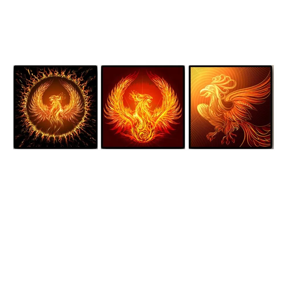 
Framed Decorative Animal Wall Art Printing Phoenix Paintings on Canvas 
