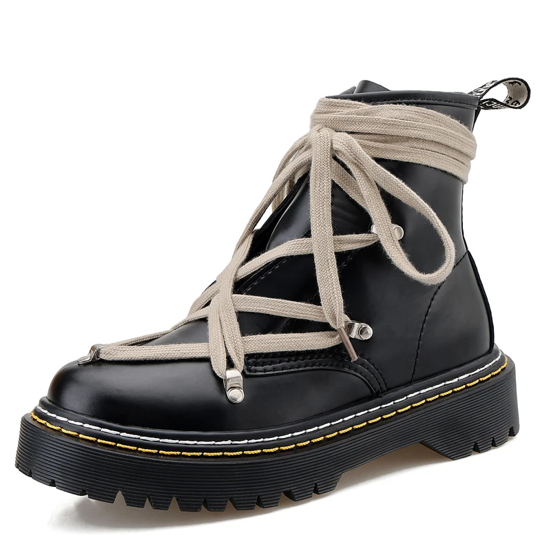 New modern design fashion leather boots for men Nubuck Leather boots men High Quality Men Outdoor Boots Shoes