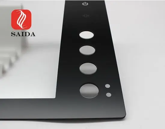 OEM AR/AF/AG Coating Electronic Touch Screen Panel Glass Tempered Flat Glass with Silk Printing