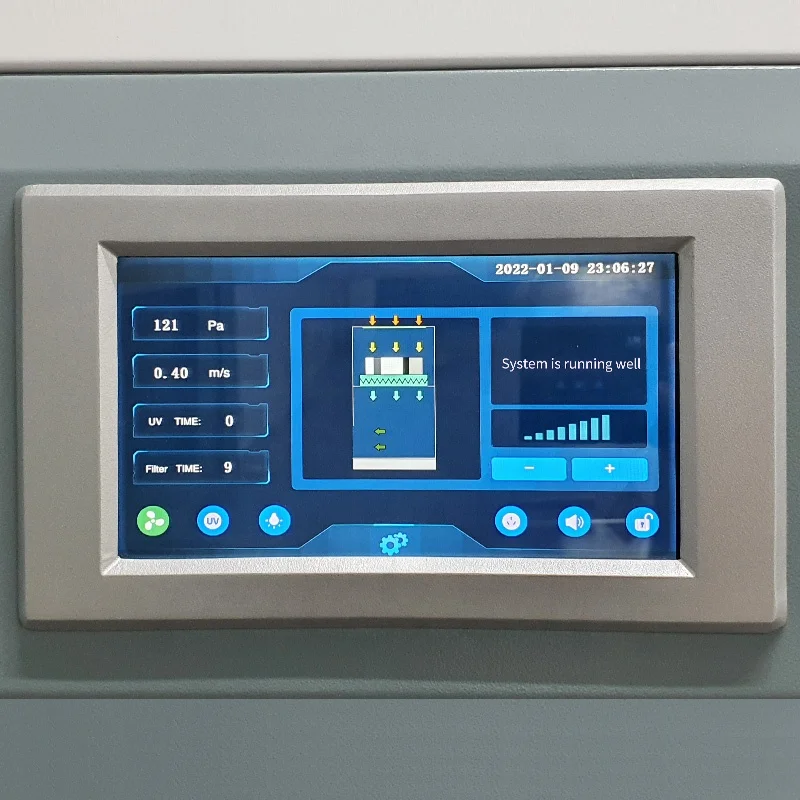 BIOBASE CHINA HEPA filter 7-inch color touch screen ultraviolet lamp Vertical Laminar Flow Cabinet for lab
