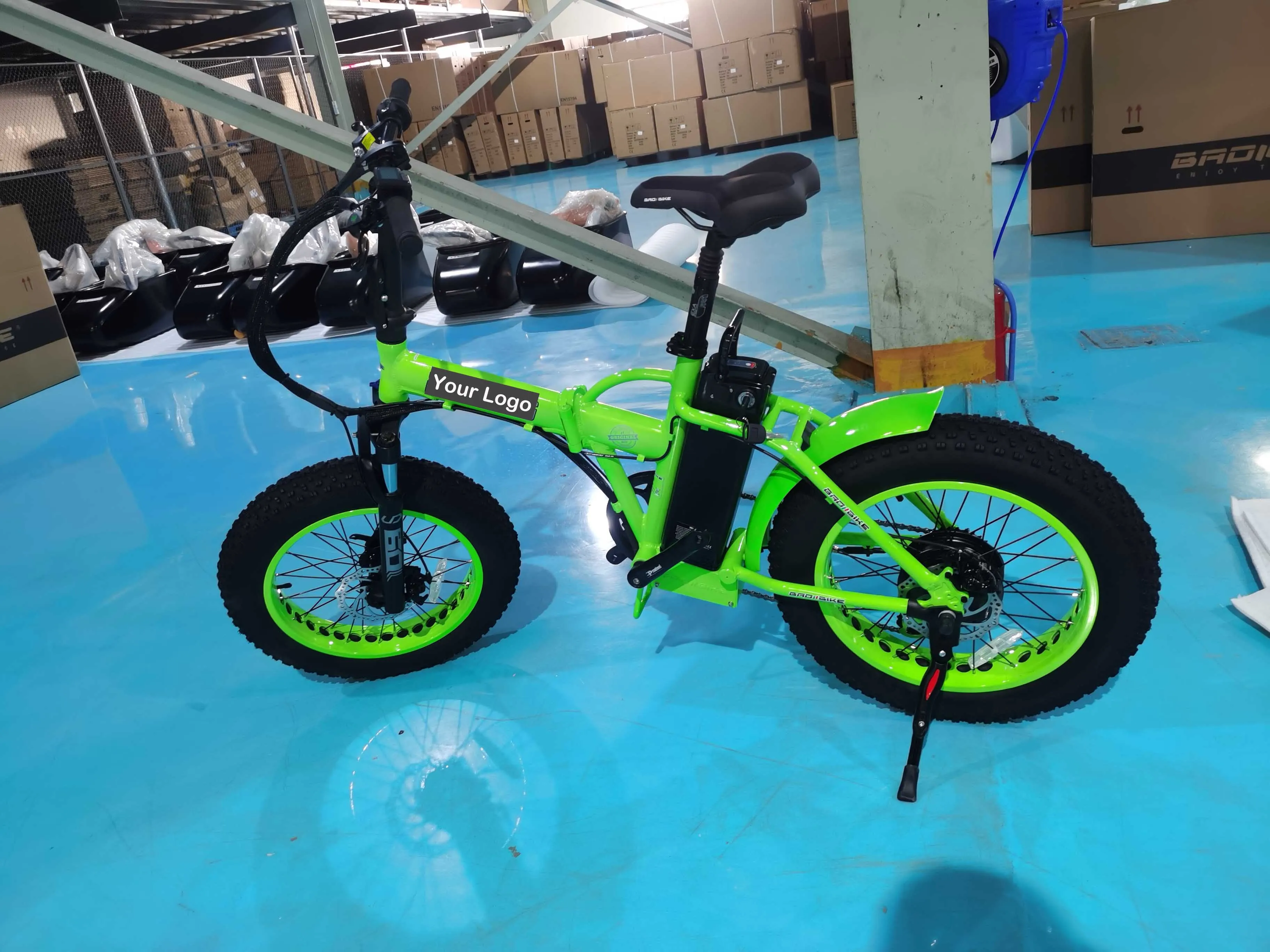 2024 Direct Factory Supply Cheap Quality Folding Electric bicycle Pedelec E-bike Fat Tire 20 x 4.0 foldable Ebike for Wholesale