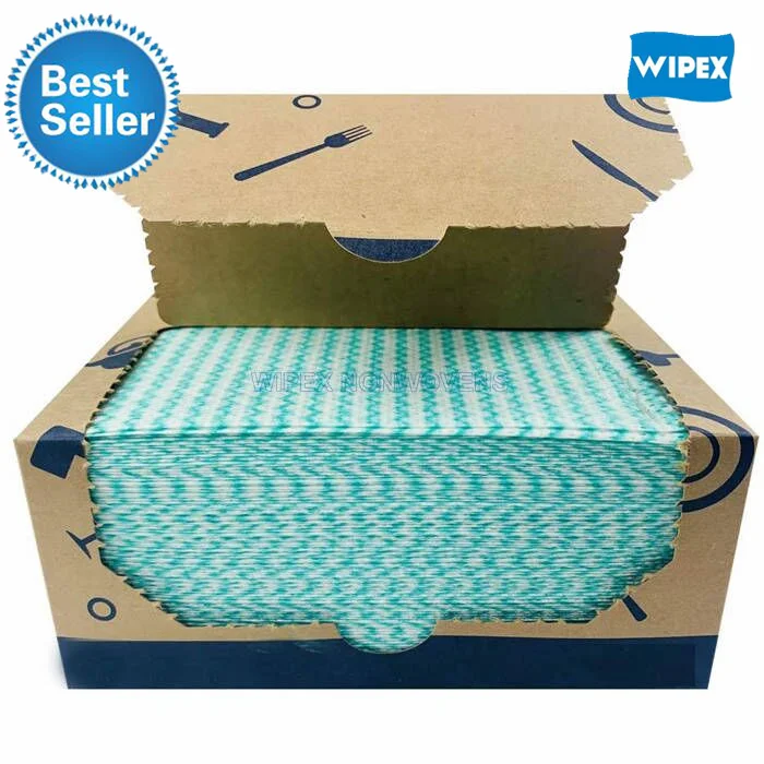 Disposable Nonwoven Food Industry Cleaning Wipes Table Cleaning Wipes Cloth Spunlace Kitchen Wipes