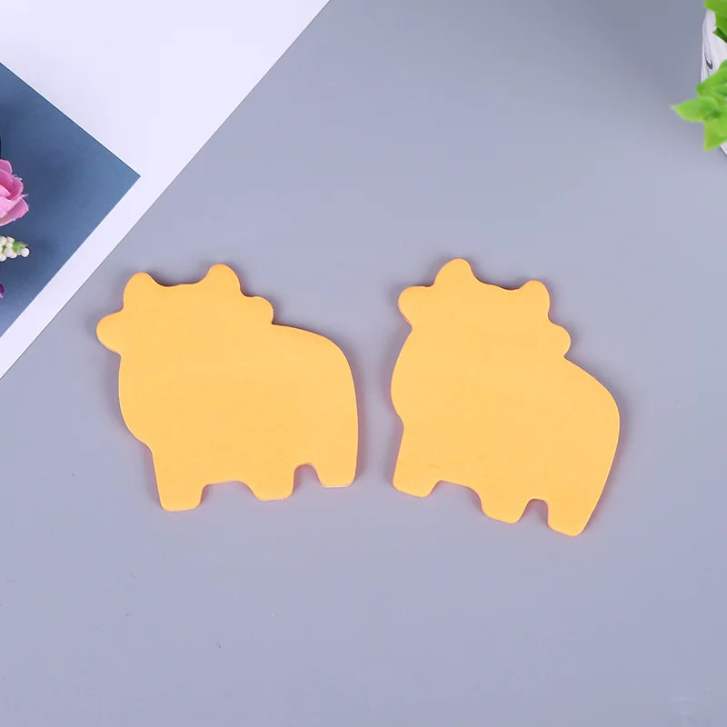 custom logo personalized kawaii cute small reusable shaped sticky notes